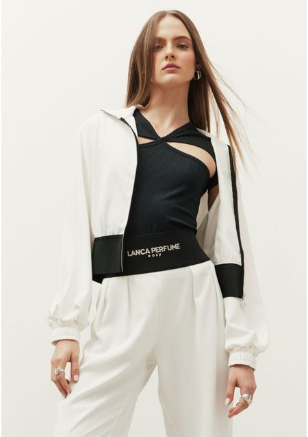 Blusa Manga Curta Com Cut Out