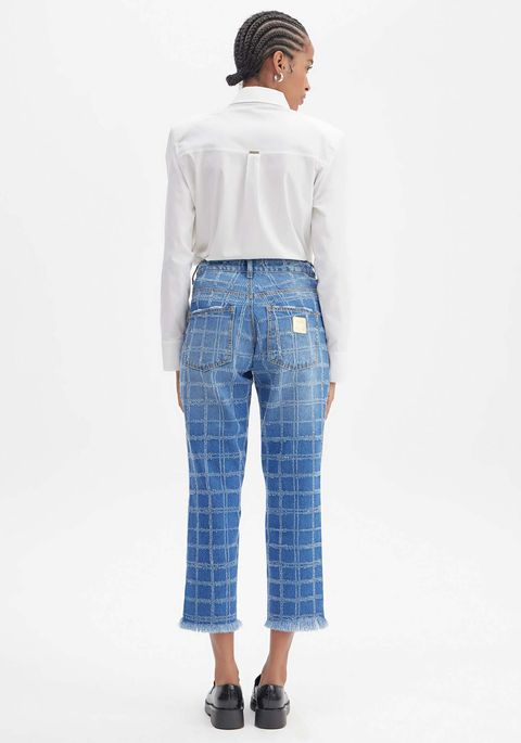 Calça Jeans Reta High