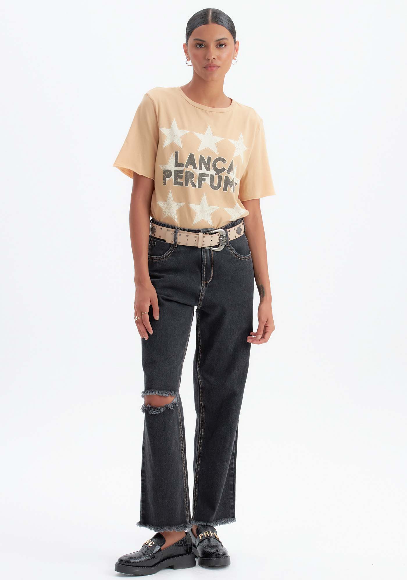 Calça Jeans Reta High