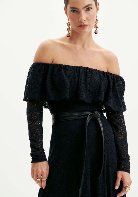 Vestido Longo Ombro A Ombro