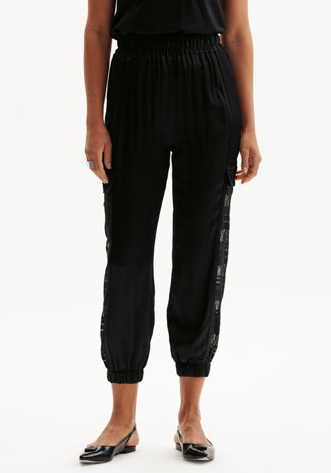 Calça Jogging Cintura Alta