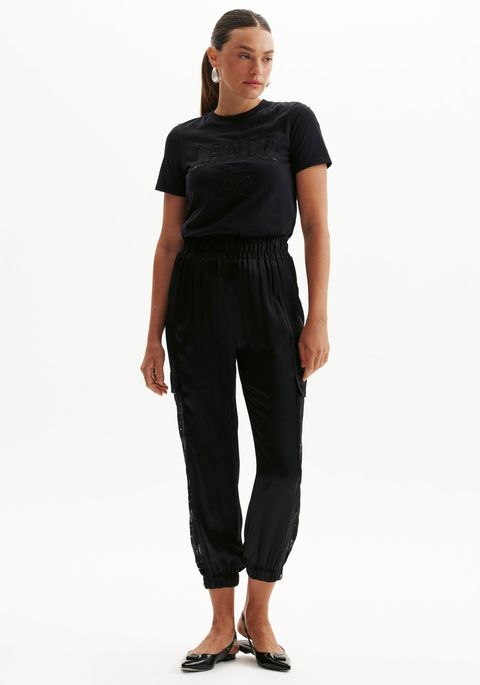 Calça Jogging Cintura Alta