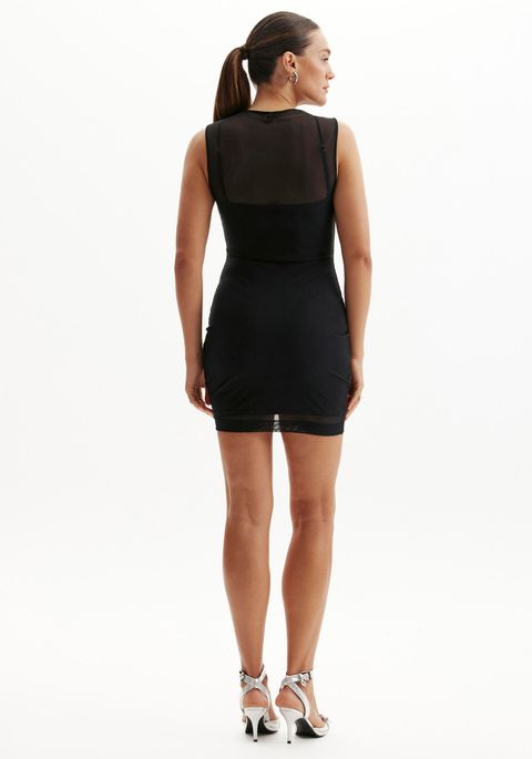 Vestido Curto Com Brilhos