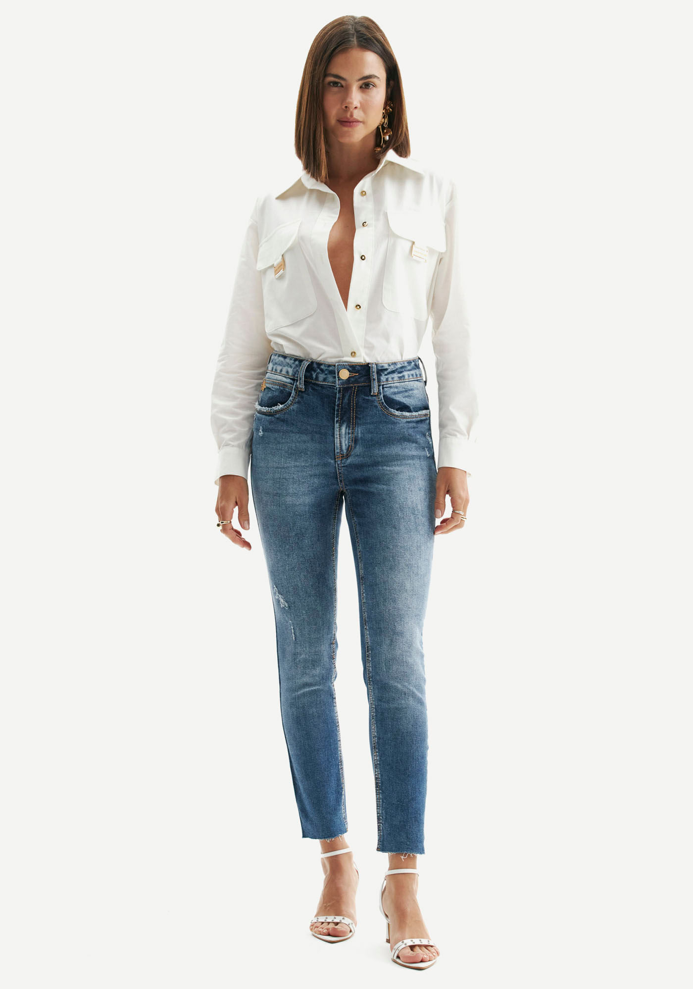 Calça Jeans Diana Ankle High