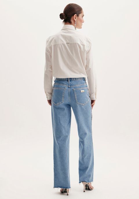 Calça Jeans Full Length