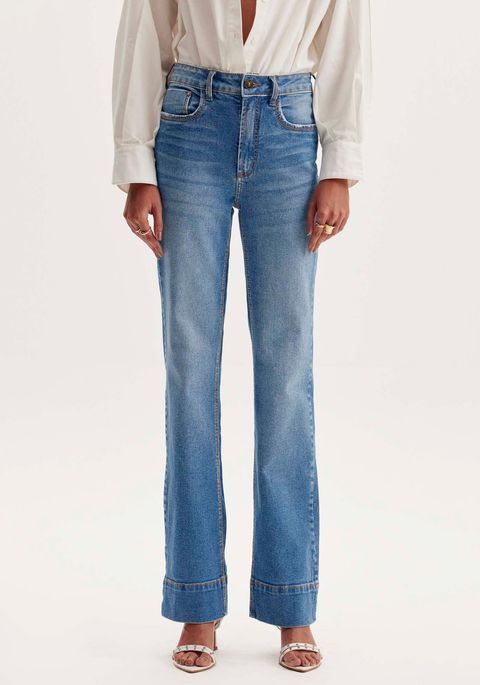 Calça Jeans Boot Cut High