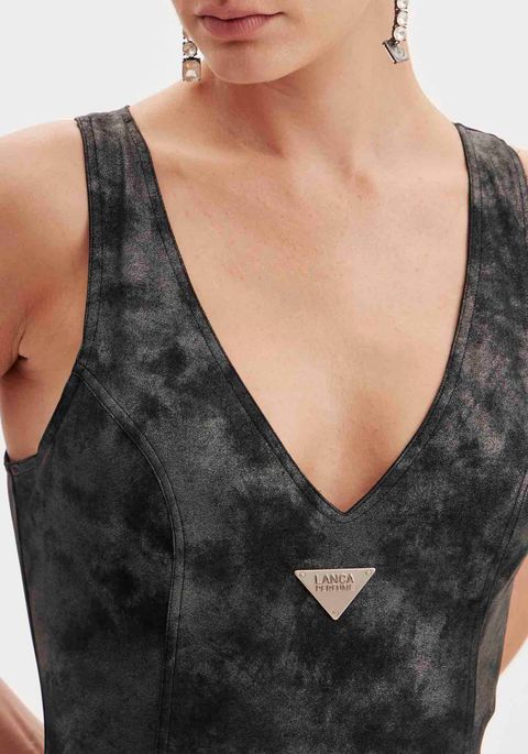Blusa Decote V Nadador