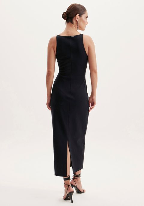 Vestido Super Midi De Alça