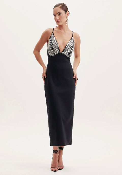 Vestido Super Midi De Alça