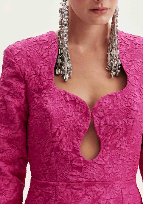 Vestido Jacquard Curto