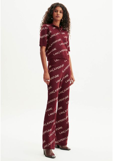 Calça Tricot Flare