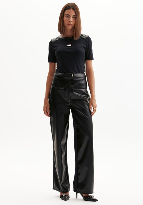 Calça Full Length Cintura Alta