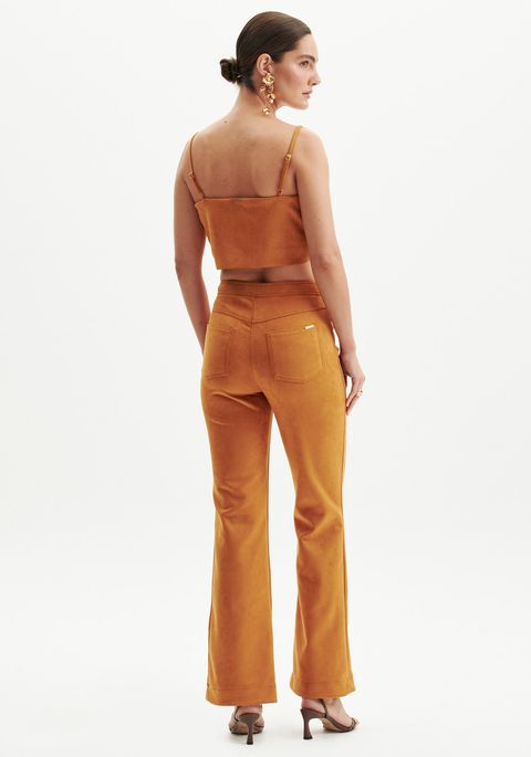 Calça Flare Cintura Alta