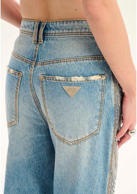 Calca Jeans Full Length Super High