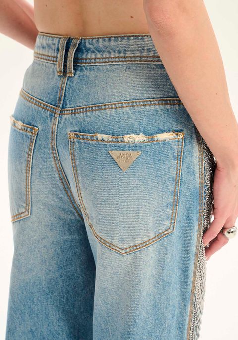 Calça Jeans Full Length Super High