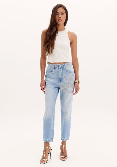 Calça Jeans Luna Mom Super High