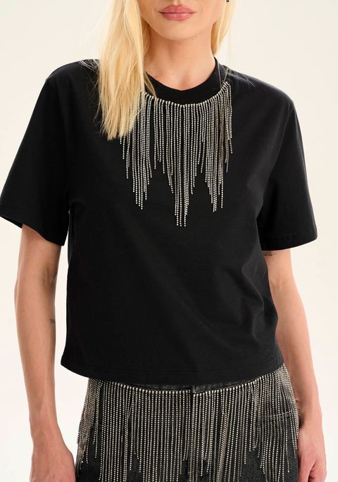 T-shirt Com Aplicação