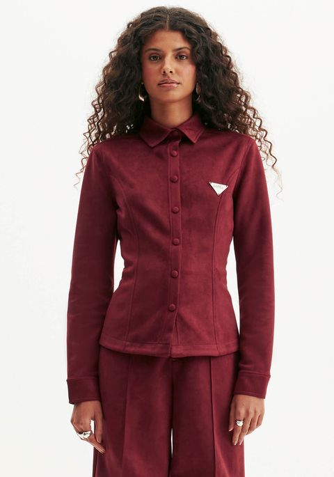 Camisa Slim Manga Longa