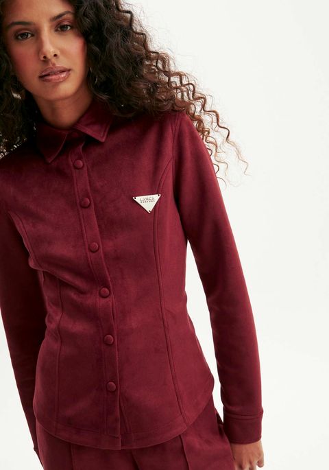 Camisa Slim Manga Longa