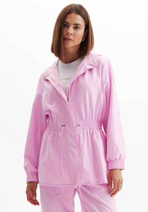 Parka Utilitária Com Capuz