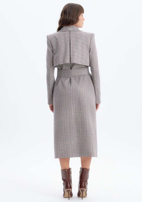 Trench Coat Super Midi Faixa