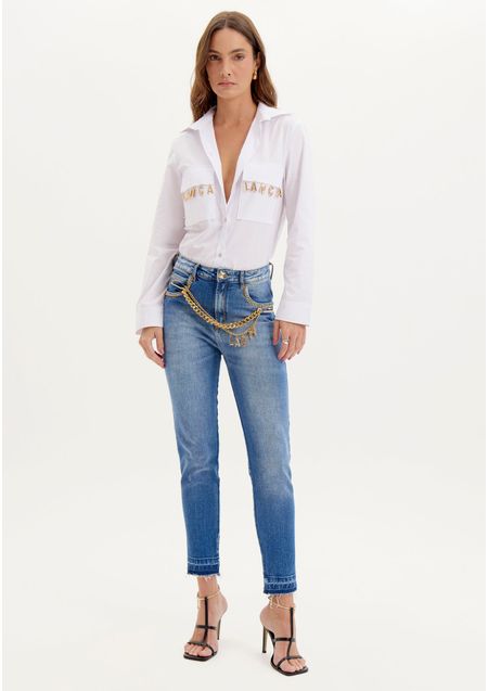 Calça Jeans Skinny High