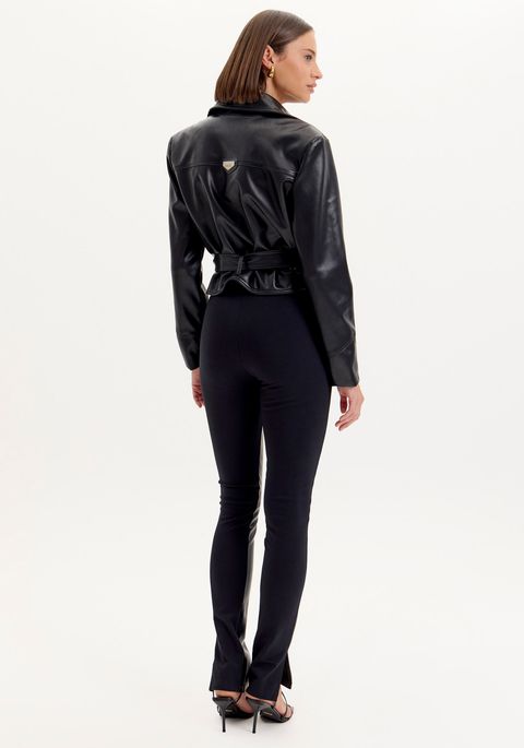 Calça Boot Cut Cintura Média