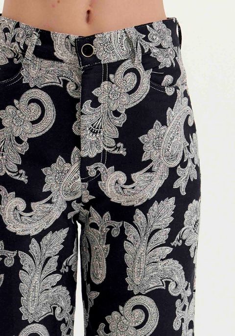 Calça Full Length Jacquard