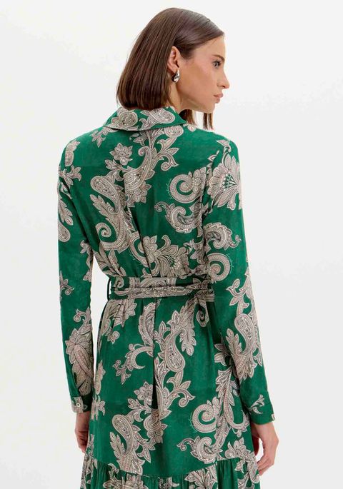 Vestido Chemise Estampado
