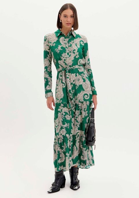 Vestido Chemise Estampado