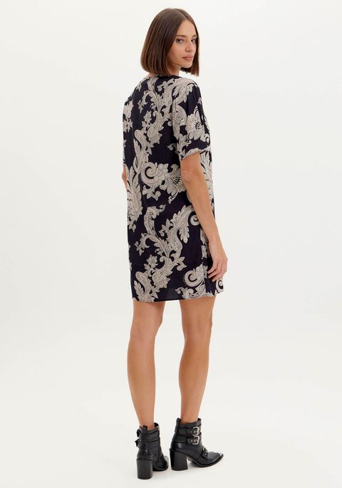 Vestido Tee Dress Decote V