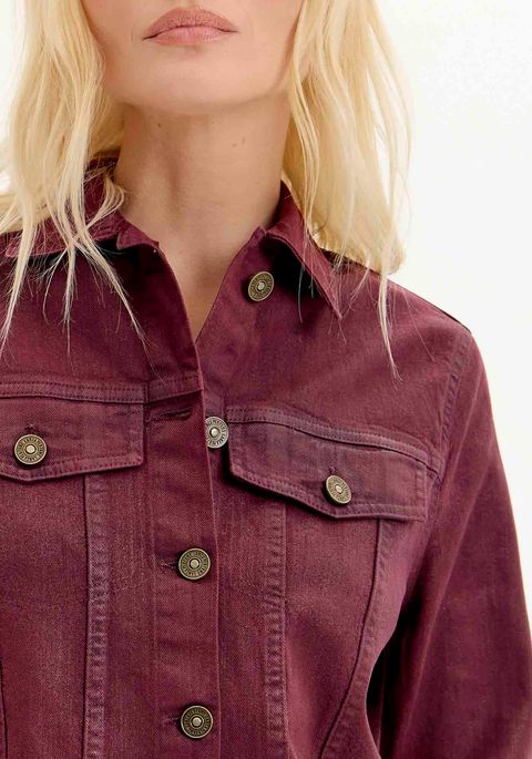 Jaqueta Sarja Trucker Resinada