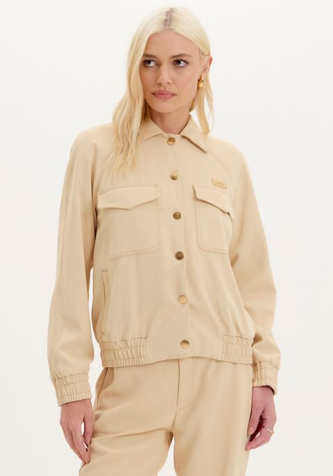 Jaqueta Bomber Alongada