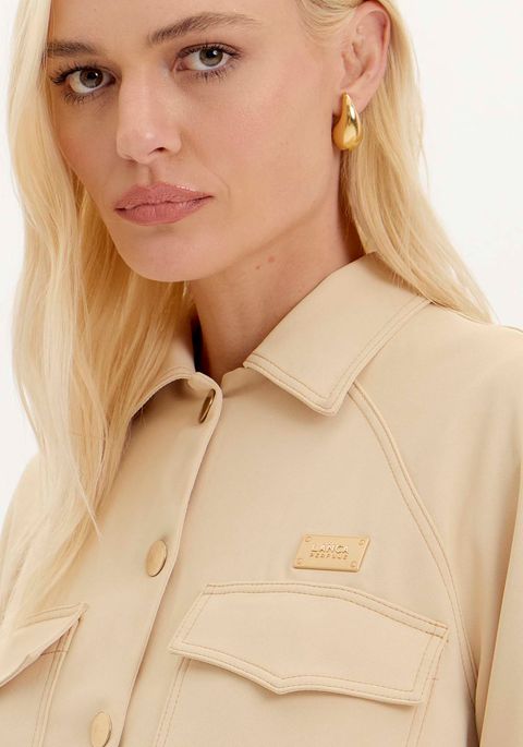 Jaqueta Bomber Alongada