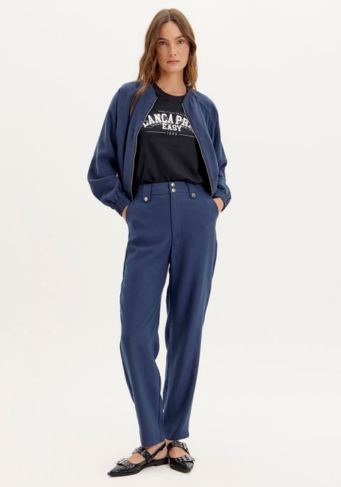 Calça Carrot Cintura Alta