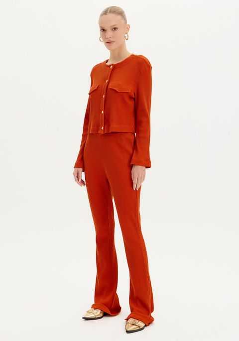 Calça Boot Cut Cintura Alta