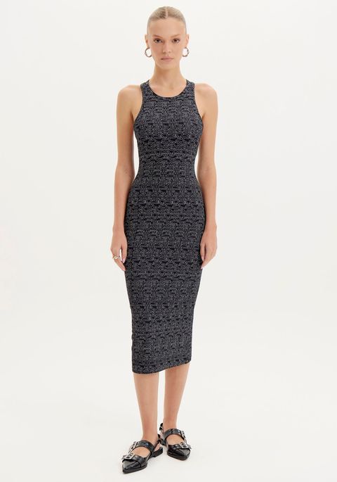Vestido Midi Estampado