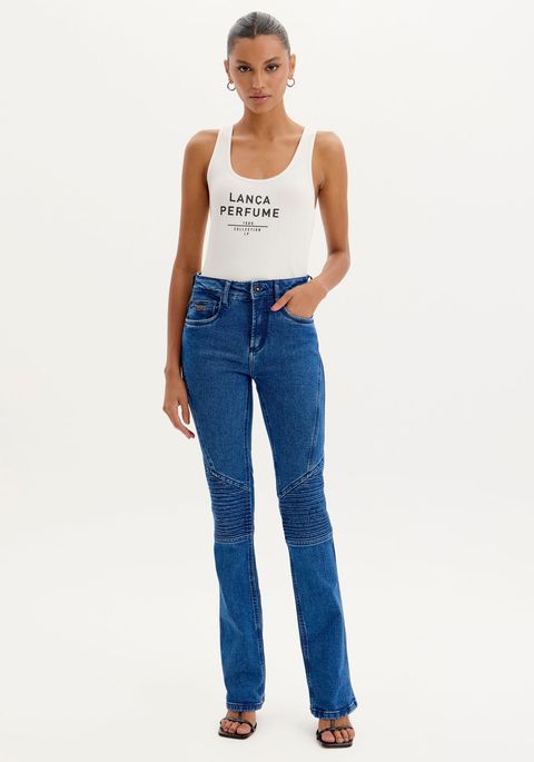 Calça Jeans Boot Cut High