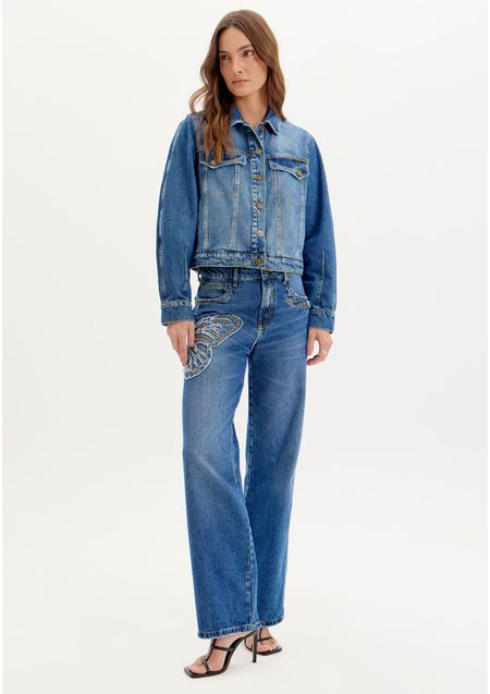 Calça Jeans Full Length High