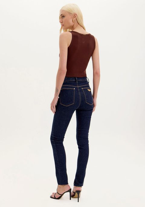Calça Jeans Skinny Super High