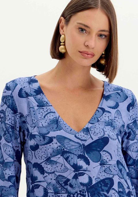 Blusa Decote V