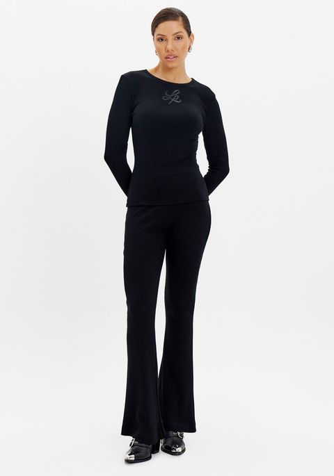 Calça Flare Cintura Alta
