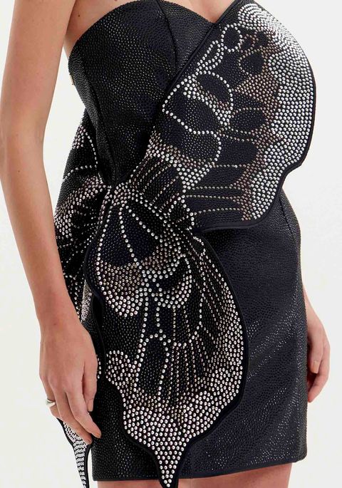Vestido Curto Com Aplicação