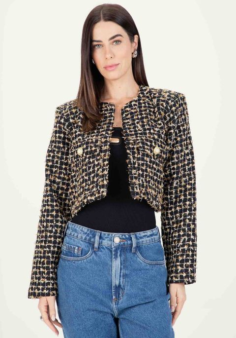 Blazer Cropped Alfaiataria