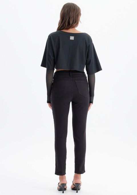 Calça Sarja Skinny Super High