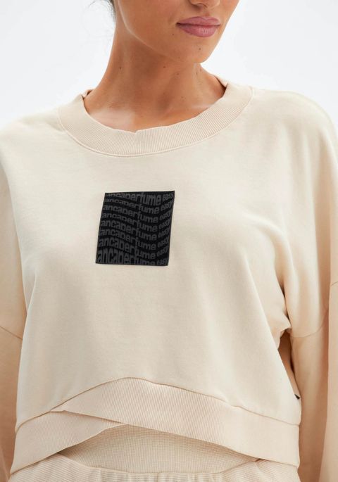 Moletom Cropped Com Bordado