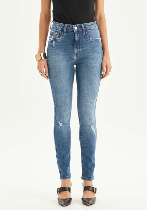 Calca Jeans Skinny Super High