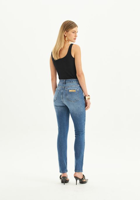 Calca Jeans Skinny Super High