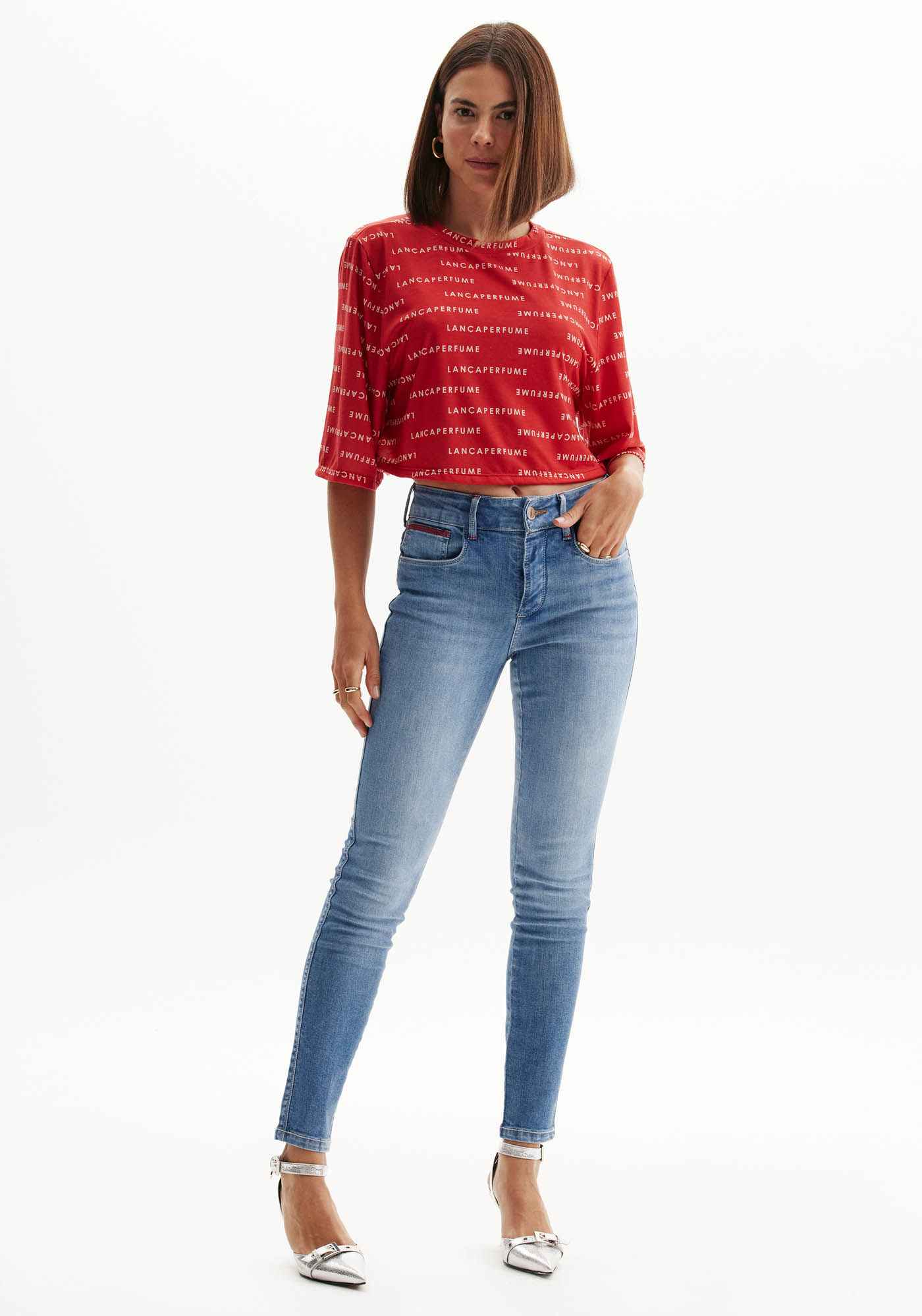 Calça Jeans Skinny Detalhes