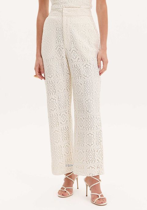 Calça Alfaiataria Rendada